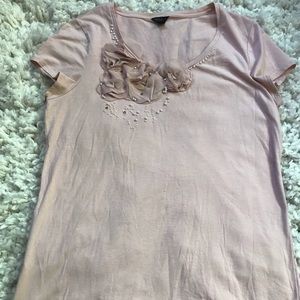 Floral embellished shirt